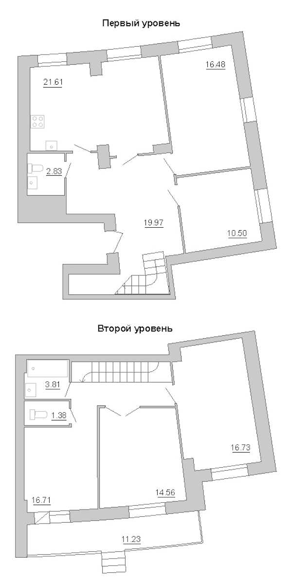 Четырехкомнатная квартира в Л1: площадь 130.4 м2 , этаж: 2 – купить в Санкт-Петербурге